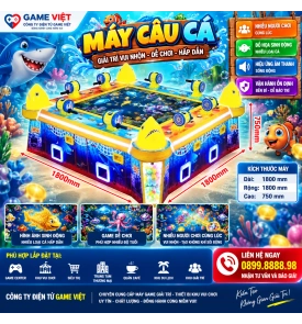 MÁY GAME CÂU CÁ MÔ PHỎNG 8 NGƯỜI CHƠI