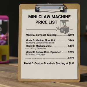 Bảng giá máy gắp thú mini cho hộ kinh doanh nhỏ