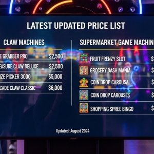 Bảng giá máy gắp thú & máy game siêu thị cập nhật mới nhất