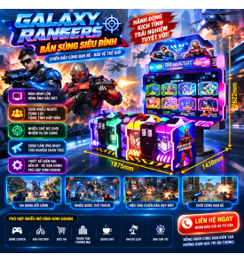 MÁY GAME BẮN SÚNG MÔ PHỎNG 4 NGƯỜI
