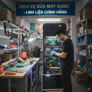 Thay thế linh kiện máy game: board mạch, joystick, màn hình