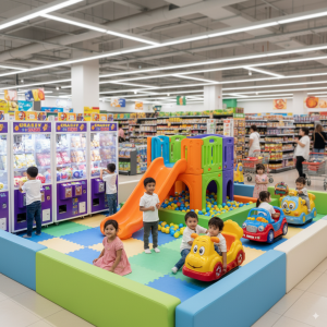 Kinh nghiệm mở khu vui chơi trẻ em trong siêu thị