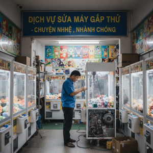 Dịch vụ sửa chữa, bảo trì máy game siêu thị tận nơi