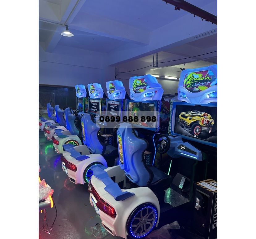 MÁY GAME ĐUA XE Ô TÔ 4 NGƯỜI CHƠI