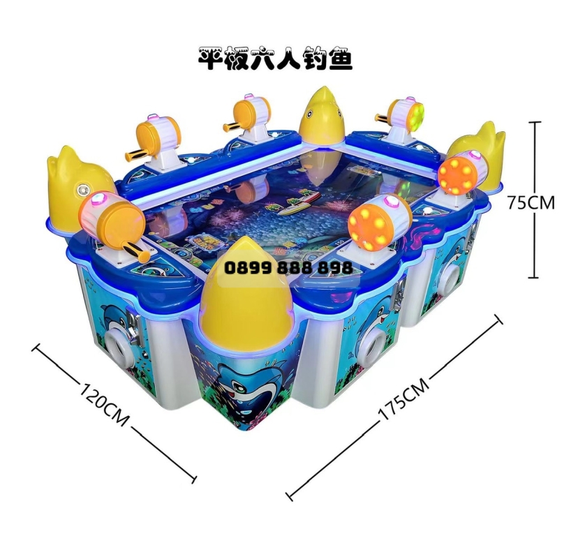MÁY GAME CÂU CÁ MÔ PHỎNG 6 NGƯỜI CHƠI